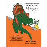Noah's Ark & Dinosaurs Coloring Book