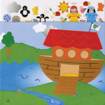 Make a Noah's Ark Sticker Scenes