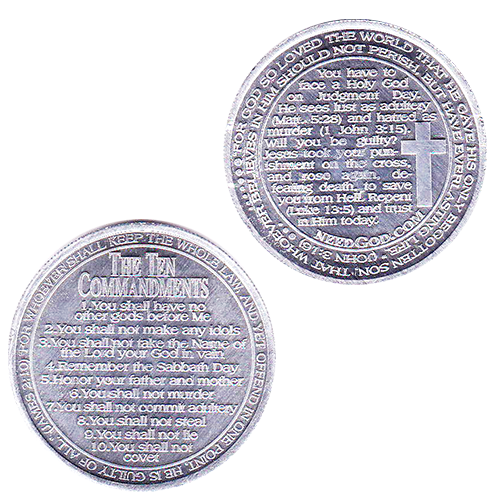 Ten Commandment Coins Tract (50 Pack) | Creation Today