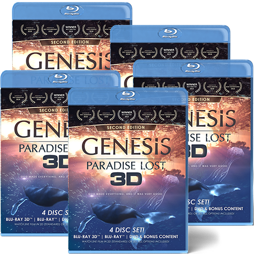 GENESIS: Paradise Lost (3D & 2D Blu-ray, 2D DVD) 5 PACK