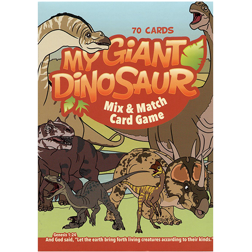 My Giant Dinosaur Mix & Match Card Game