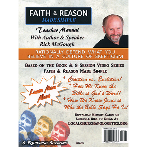Faith & Reason Made Simple Teacher Guide back