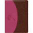 The Evidence Bible (Pink & Brown Leather) Cover