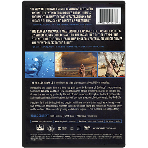 Patterns of Evidence: The Red Sale Miracle Part 2 DVD