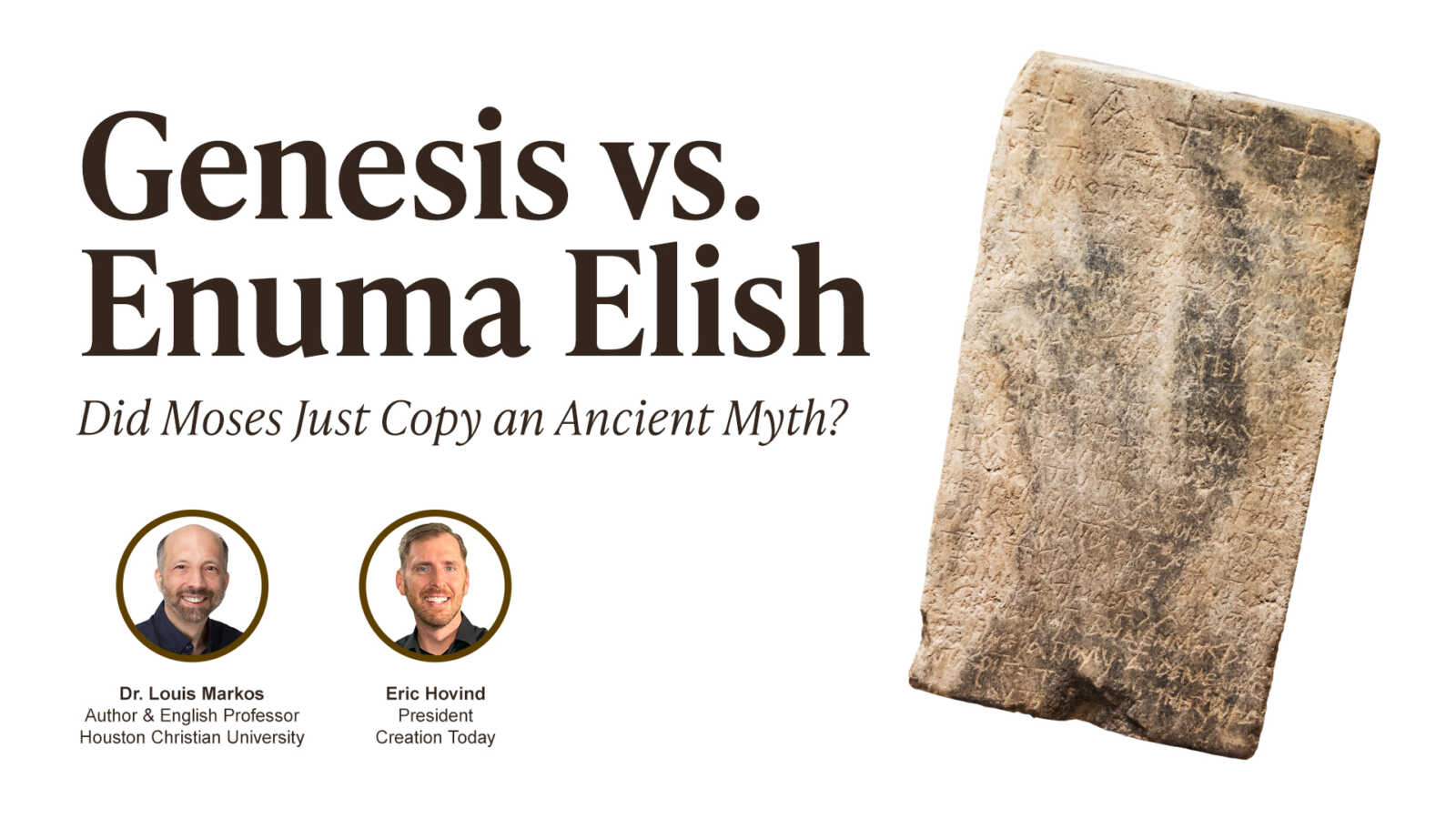 Genesis vs. Enuma Elish - Did Moses Just Copy an Ancient Myth? | Creation Today Show #407