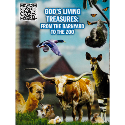 God’s Living Treasures – From the Barnyard to the Zoo Tract Cards  (50 pack)