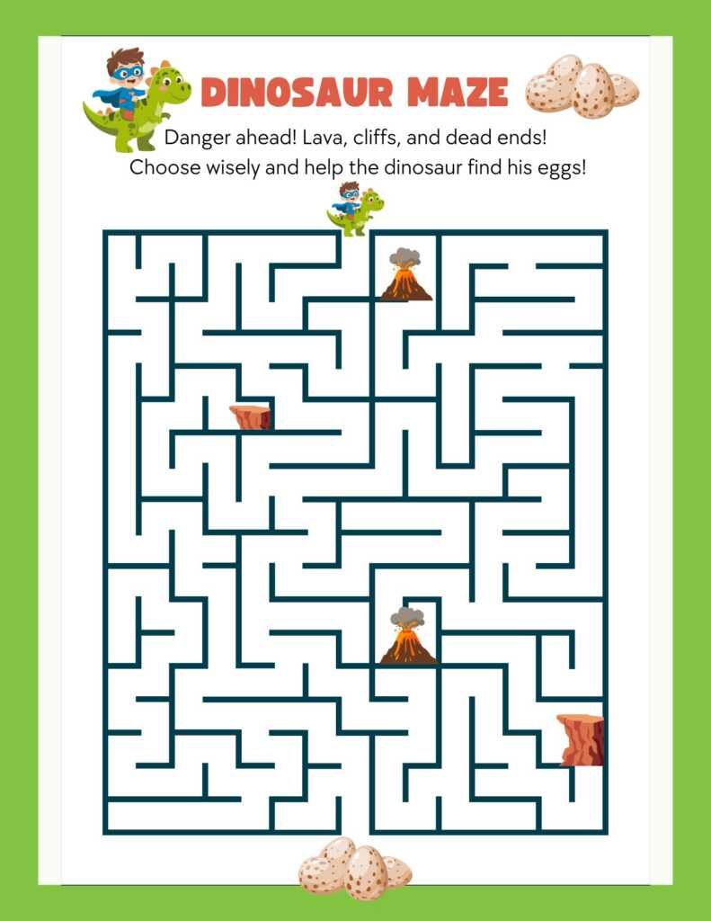 Dinosaur Maze