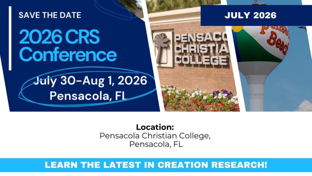 CREATION RESEARCH SOCIETY CONFERENCE 2026