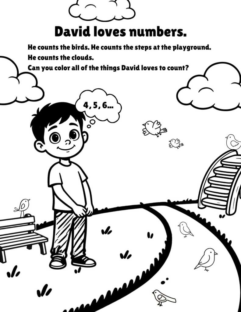 Math Coloring Sheet