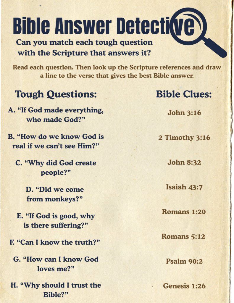 Bible Answer Detective
